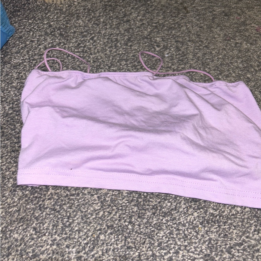 Purple tank top-SHEIN